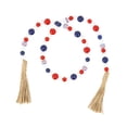thumbnail image 2 of 1X Independence Day Wooden Bead Decoration Promotion Sale! Independence Day Wooden Beads Decoration B Desktop Dress Up Clearance Sale, 2 of 5