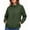 Green, variant on HOMBOM Rain Jacket for Women Lightweight Waterproof Running Bomber Drawstring Zip Up Casual Adults Raincoat Camping