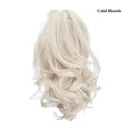 thumbnail image 2 of Messy Hair Bun Synthetic Hairpieces Natural Wave Claw Clip Short Ponytail Hair Extensions, 2 of 7