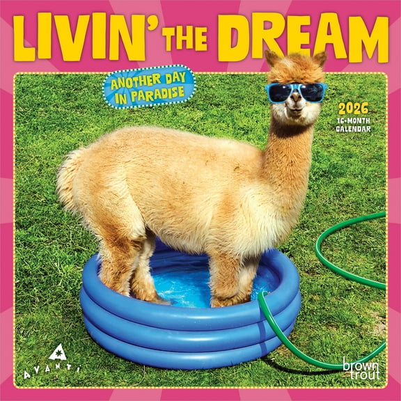 Avanti Livin' the Dream OFFICIAL | 2026 7x14" (Hanging) Wall Calendar | BrownTrout