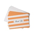 thumbnail image 2 of Orange Striped Thank You Cards - 48 Classic Note Cards with Envelopes - Perfect for Special Events & Businesses, 2 of 4