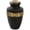 Coal & Pure Gold, variant on Aluminum Handcrafted Urn - Elegant Keepsake Holder for Adult Human Ashes (Powder Pink & Silver)