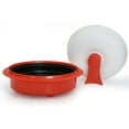 thumbnail image 4 of microHearth 1.5-Quart Nonstick 4-piece Everyday Pan Set for Microwave Cooking, Red, 4 of 4