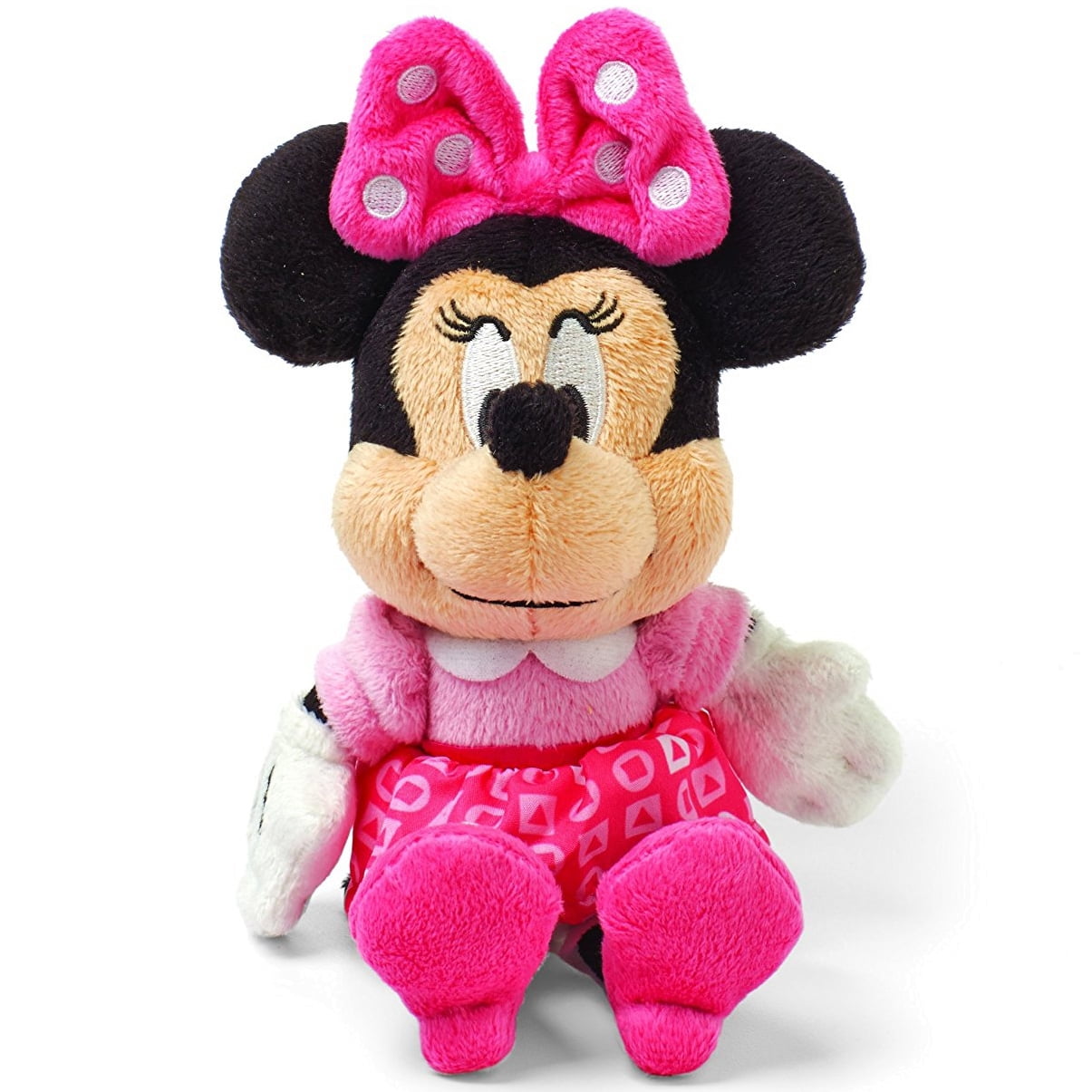 Disney Mickey and Minnie Mini Jingle Plush Toys 7" Tall 