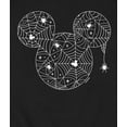 thumbnail image 3 of Disney - Mickey Head Spider Web - Men's Crew Fleece Sweatshirt, 3 of 5