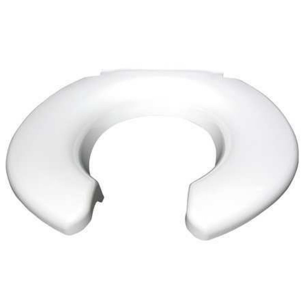 BIG JOHN 4W Toilet Seat, Without Cover, ABS plastic, Round or Elongated, White