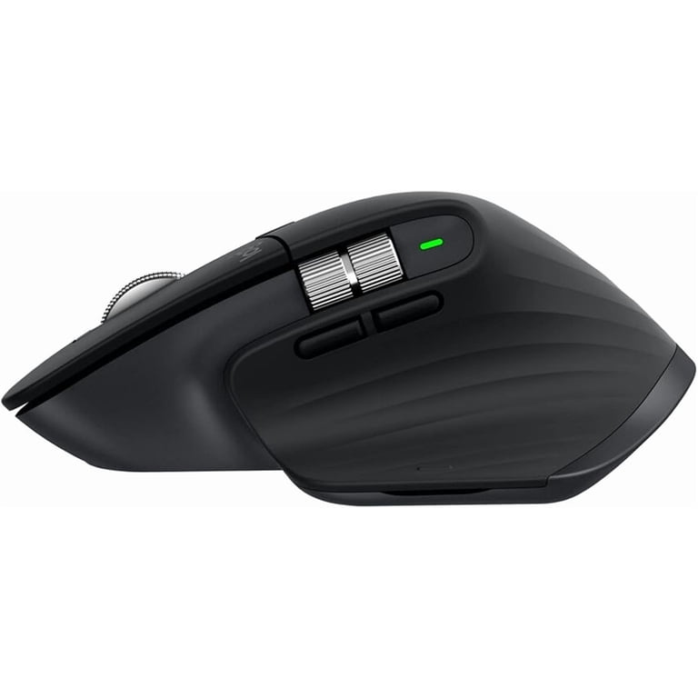 Logitech MX Master 3 Wireless Mouse, USB, Black for Computers