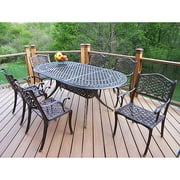 7-Piece Pacific Series Outdoor Oval Table Set