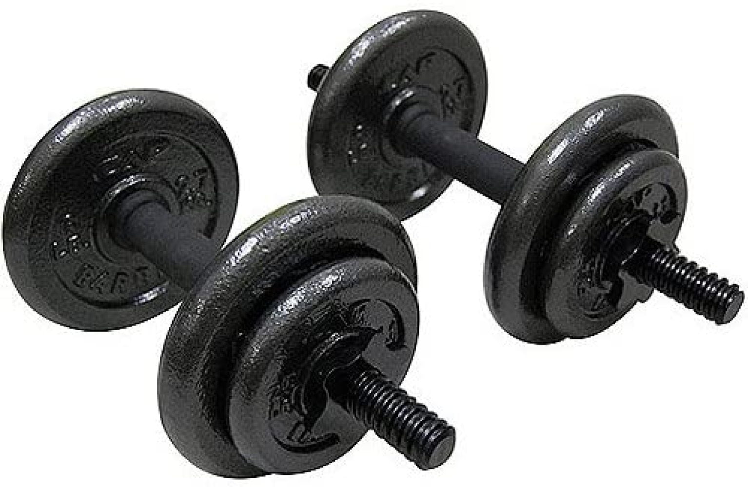 ➡️ GOLDS GYM 40 LB pound Vinyl Dumbbell Set Adjustable Hand Weights IN HAND!