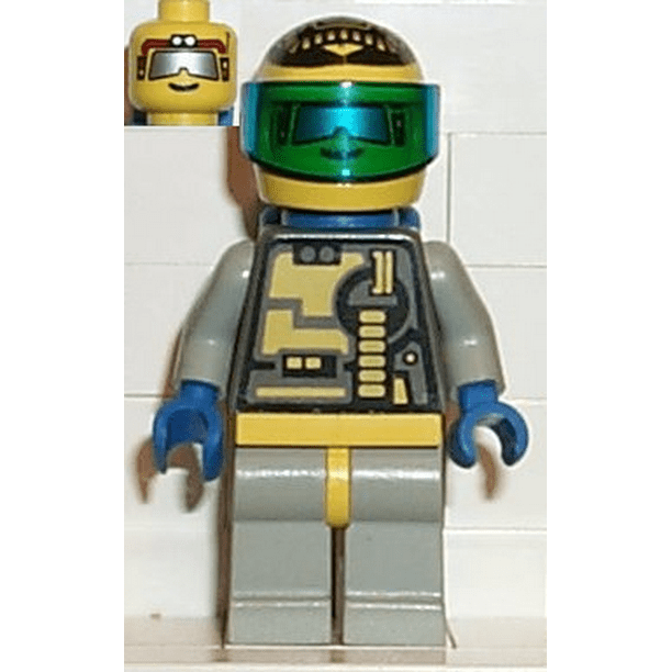 tyran vrede Risikabel LEGO Space Unitron Chief Minifigure - Walmart.com