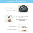 thumbnail image 3 of RUISINERY High Clock Movements Kits With Long Metal Clock Hands For Large Wall Clocks And Repair, 3 of 7