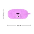 thumbnail image 2 of Funda protectora de silicona para auriculares con mosquetón para Anker Soundcore Space A40, 2 of 5