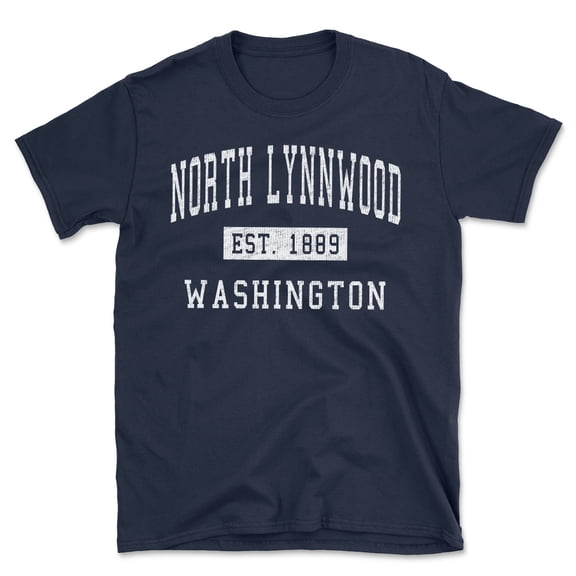 North Lynnwood Washington Classic Established Men's Cotton T-Shirt