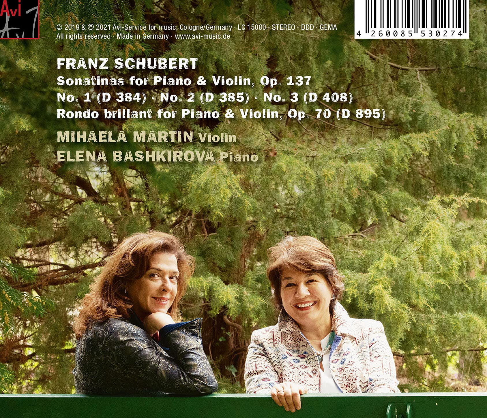Martin Bshkirova - Violin & Piano - Music & Performance - CD