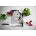 thumbnail image 2 of Carolines Treasures PPP3104LCB Great Pyrenees Meisha Glass Cutting Board Large, 12H x 16W, multicolor, 2 of 2