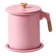 thumbnail image 1 of Colador de aceite de cocina y recipientes grandes para aceite filtrado en acero inoxidable, 1 of 6