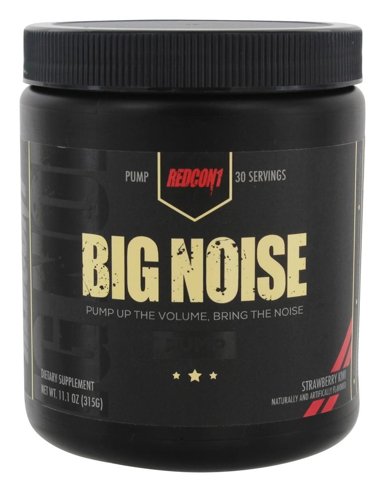 Redcon1 Big Noise Pump Formula NonStimulant PreWorkout Powder Strawberry Kiwi 11.1 oz