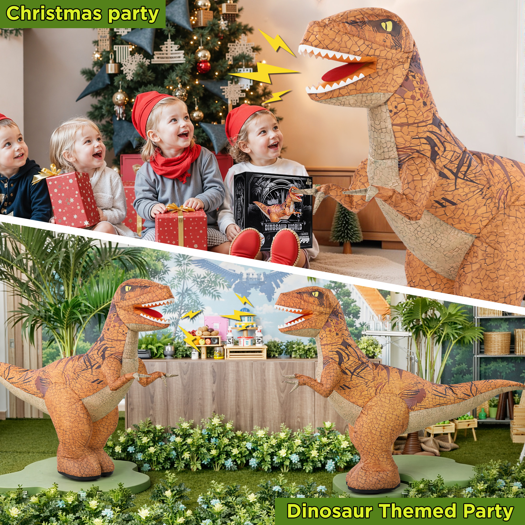 WOWEHICLE 4ft Inflatable Dinosaur RC Car photo 8