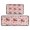 Pink/Red, variant on Red and Black Christmas Snowflake Pattern Kitchen Rugs Sets Of 2,Anti Fatigue Kitchen Mat Rugs Non Slip Washable,Decorative Kitchen Floor Mats for Kitchen,Sink,Laundry,17"X30" 17"X47"