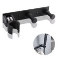 thumbnail image 1 of Soporte de cabezal de ducha Soporte de montaje en pared con 2 ganchos para colgar Soporte de ducha de mano Sin necesidad de taladro Adepaton 2034953-4, 1 of 9