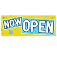 thumbnail image 1 of Now Open 13 oz Vinyl Banner With Metal Grommets, 1 of 4