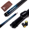thumbnail image 1 of CUESOUL 58 Inch 19oz 1/2 Maple Billiard Stick Pool Cue Set 11.5mm/13mm Tip[Weight Adjustable], 1 of 5
