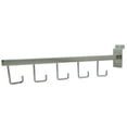 thumbnail image 2 of Econoco - HW/5H - 16" 5-Hook Chrome Square Tubing Straight Faceout for Slatwall - Sold in Pack of 24, 2 of 2