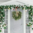 thumbnail image 2 of mimilili Artificial Pine Wreath with Pinecones and Decorative Bow for Indoor Outdoor Holiday Home Wall Door Decoration Seasonal Display Christmas Ornaments, 2 of 4