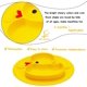 thumbnail image 4 of Silicone Divided Toddler Plates, Portable Non Slip Suction Plates for Children Babies and Kids BPA Free Baby Dinner Plate (Duck-Yellow), 4 of 4