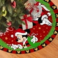 thumbnail image 2 of Christmas Tree Skirt Red Tree Skirt 36 Inch, Tree Mat Decor for Merry Christmas Xmas Happy New Year Festive Winter Holiday Tree Mat Party Decoration, 2 of 6