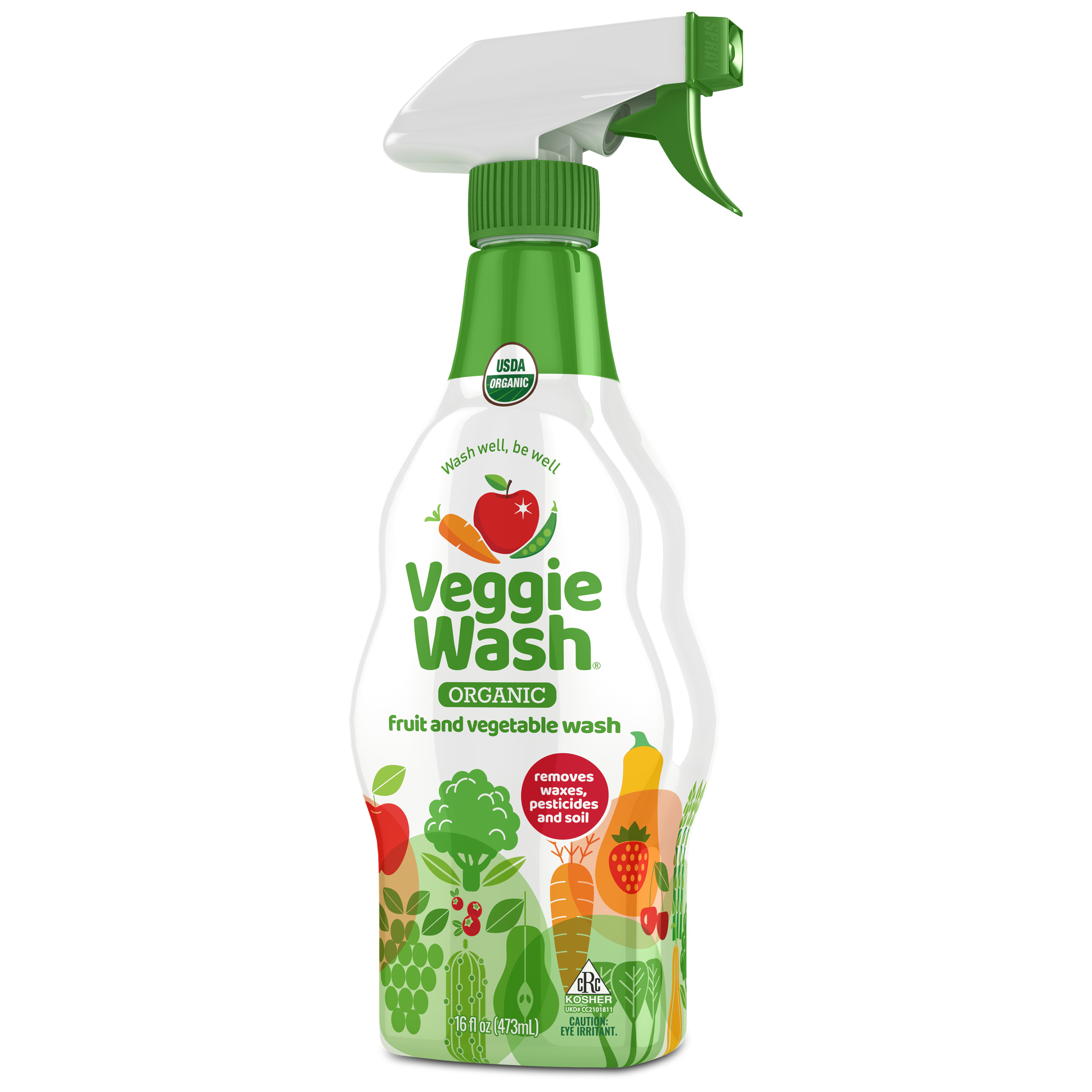 Veggie Wash Produce Wash, 16 Fluid Ounce