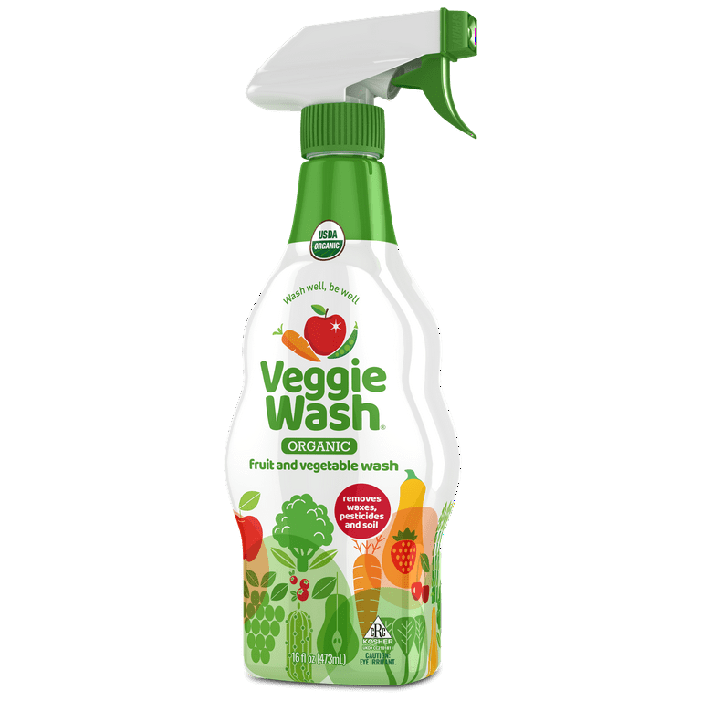 Veggie Wash Fruit and Vegetable Wash, Produce Wash and Cleaner, 16-Fluid  Ounce 