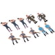 thumbnail image 4 of Figuras de acción Sunnimix 1/43 trabajadores pintadas OO, 4 of 8
