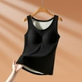 thumbnail image 2 of Kilaqueen Fall Winter Womens Thermal Tank Tops Sleeveless Stretchy Cami Undershirt with Molded Cup Compression Warm Layer Base Vest Underwear, 2 of 8