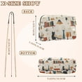 thumbnail image 4 of FORMRS Women Crossbody Purse with Chain Strap Vegan Leather Shoulder Handbag, Cats Reading Pattern, 4 of 7