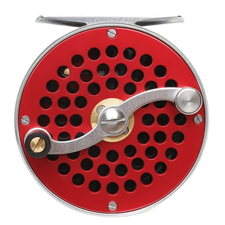 Kylebooker FR03 Classic Fly Reel for #3 to #9 Line Weight, Size: 7/8/9, Red