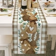 thumbnail image 1 of fsxdhpcsgfc Coffee Themed Table Easter Bunny Egg Pattern Linen Print Kitchen Dining Room Insulated Decorative Placemat（B）, 1 of 6