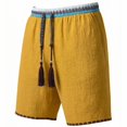 thumbnail image 3 of Sentmoon Mens Short Mens Straight Leg Work Pants Solid Color Stretch Waist Drawstring Pocket Casual Utility Trousers Comfortable Lightweight for Outdoor and Daily Wear M-3XL, 3 of 7