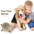 thumbnail image 4 of Pawaboo Plush Dog Toy, [2PACK] Non-Toxic Super Soft Faux-Fur Hedgehog Dog Toy Stuffed Biting Training Playing Toys for Dog Puppy, Brown, 4 of 7