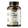 Snap Supplements Liver Health Supplement, Liver Cleanse Detox and Repair Formula, 60 Capsules