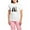 With Pink Camo Pant, variant on CafePress - Creation Of Labs Pajamas - Women's Short Sleeve Print T-Shirt and Pants Light Cotton Pajama Set