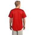thumbnail image 2 of Sport-Tek PosiCharge Tough Mesh Full Button Jersey-S (True Red), 2 of 6