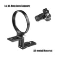 thumbnail image 2 of SUNWAYFOTO LS-85 85mm Rotating Collar DSLR Camera with Battery Grip, Tripod Mount Ring Lens Support Collar Arca Swiss Plate Mount DSLR Horizontal Vertical Switching, 2 of 9