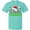 Scuba Blue, variant on Inktastic Uncle Claus with Christmas Santa Hat and Snowflakes T-Shirt