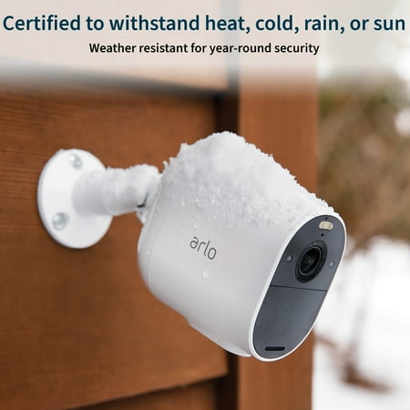 Arlo - Essential Spotlight Camera – Indoor/Outdoor Wire-Free 1080p Security Camera - White