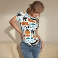 thumbnail image 6 of Goofa Industrial Transportations Printed Women Rash Guard Short Sleeve,Tummy control Swimsuit Surfing Swimsuit Bathing Suit One Piece Swimsuit UPF 50-Medium, 6 of 9