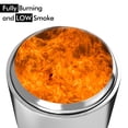 thumbnail image 3 of Yeshouse Chimenea portátil sin humo de 27 pulgadas con soporte, flujo de aire mejorado, diseño duradero, estufa de acero inoxidable quema de leña, bandeja de ceniza extraíble, para acamp, jardín, 3 of 7