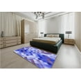 thumbnail image 4 of Ahgly Company Indoor Rectangle Patterned Jeans Blue Area Rugs, 7' x 10', 4 of 6