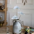 thumbnail image 5 of 3 Heads Blue Artificial Flowers, Fake Flowers for Vase Indoor, 25'', 5 of 6
