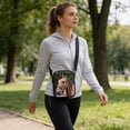 thumbnail image 1 of FcBaudy Inclined Shoulder Bag Handbag Horse Images Printed Patterns Casual Travel Portable Storage Bag Can Adjust Shoulder Straps Compartments For Classified Storage Polyester crossbody satchel wrap, 1 of 7